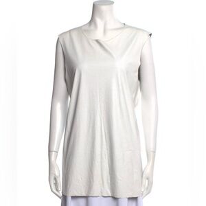 Acne Studios Sleeveless Coated Tunic XL White